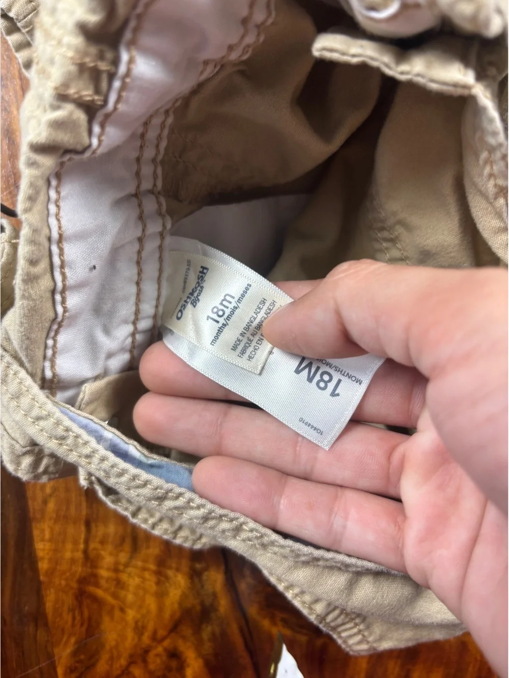 OshKosh B’gosh Y2K Khaki Cargo Overalls